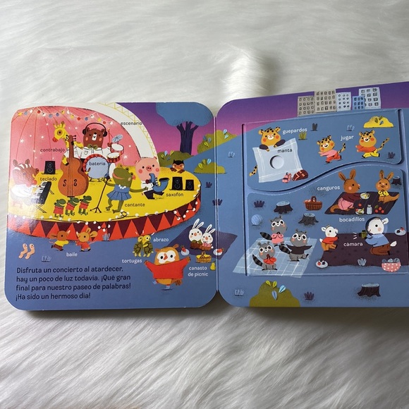 Baby/Toddler/Children Board Book in Spanish " Los Nombres de las Cosas" Tapitas - Picture 16 of 16